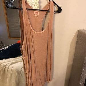 Tan/ Nude Over Size Tank